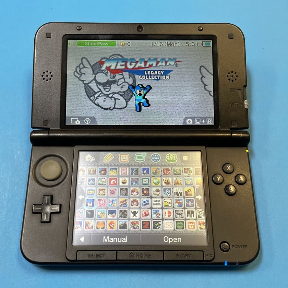 Silver Nintendo 3DS XL + 128GB Full Included - Lots of Games (2000+)  NDS 2DS